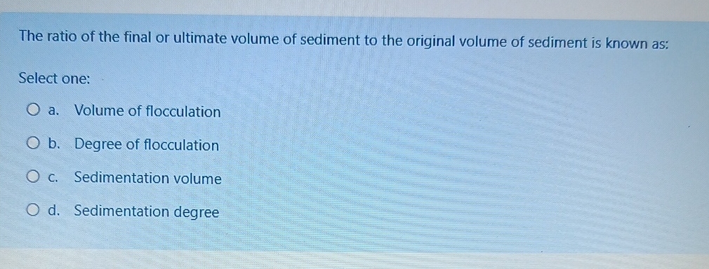 The ratio of the final or ultimate volume of