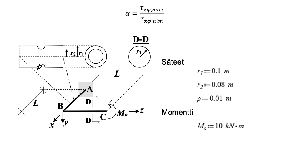 The two beams are connected to each other at a 9