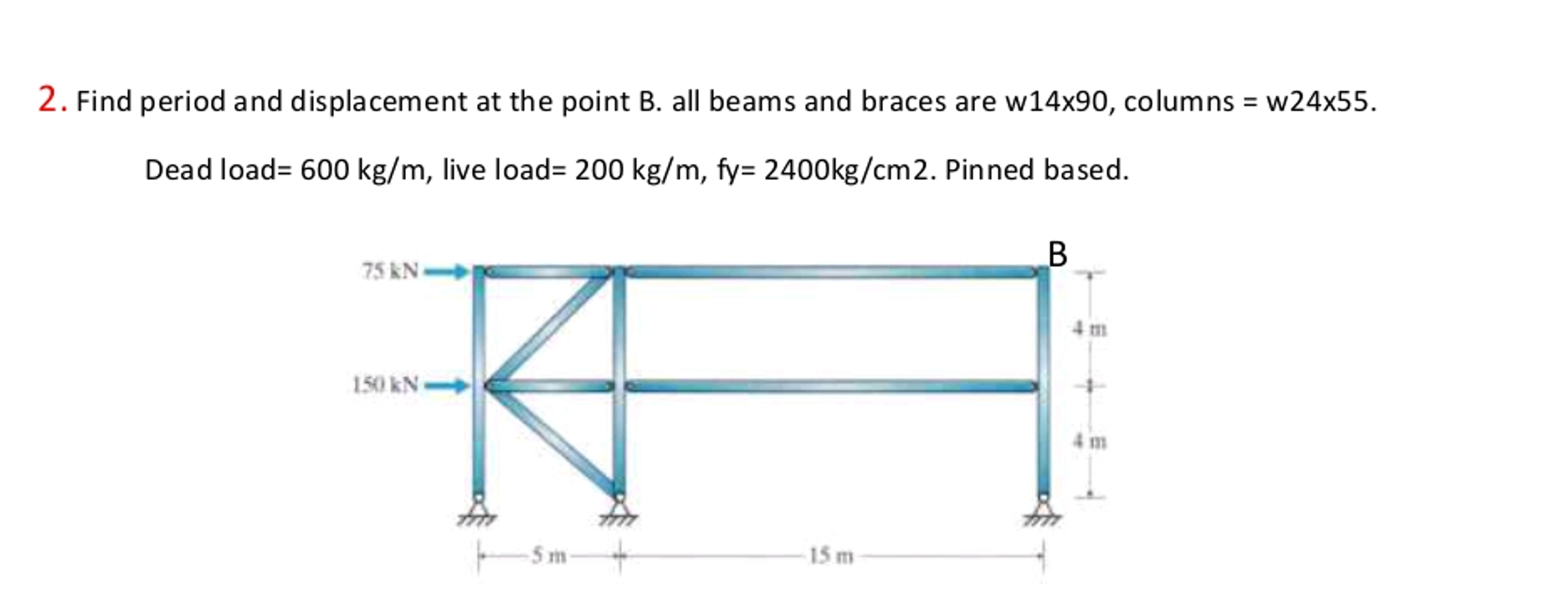 Draw axial diagram and find maximum vertical