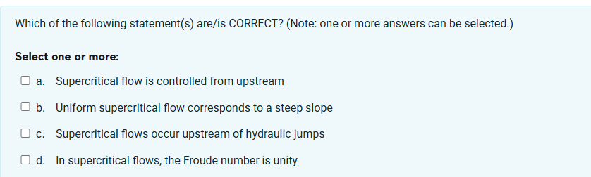 Which of the following statement ( s ) are / is