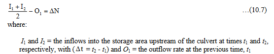 Perform all flood routing calculations ( Level