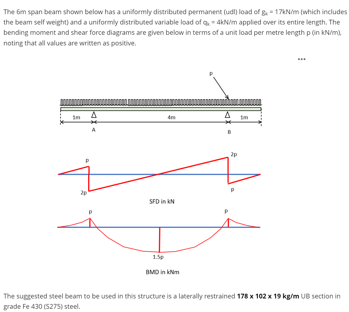 1 . What is the moment capacity of a 1 7 8 x 1 0