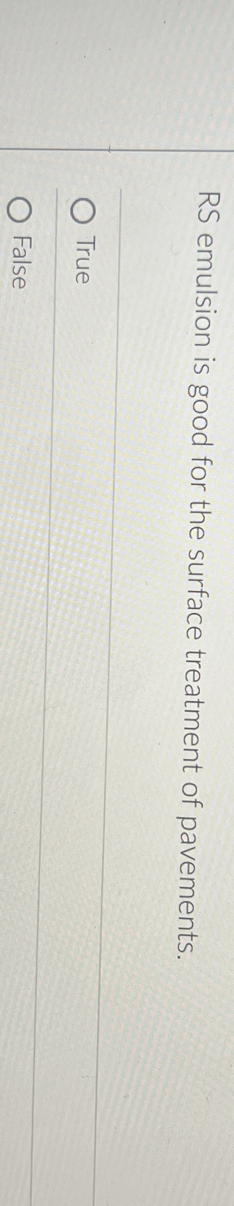 RS emulsion is good for the surface treatment of