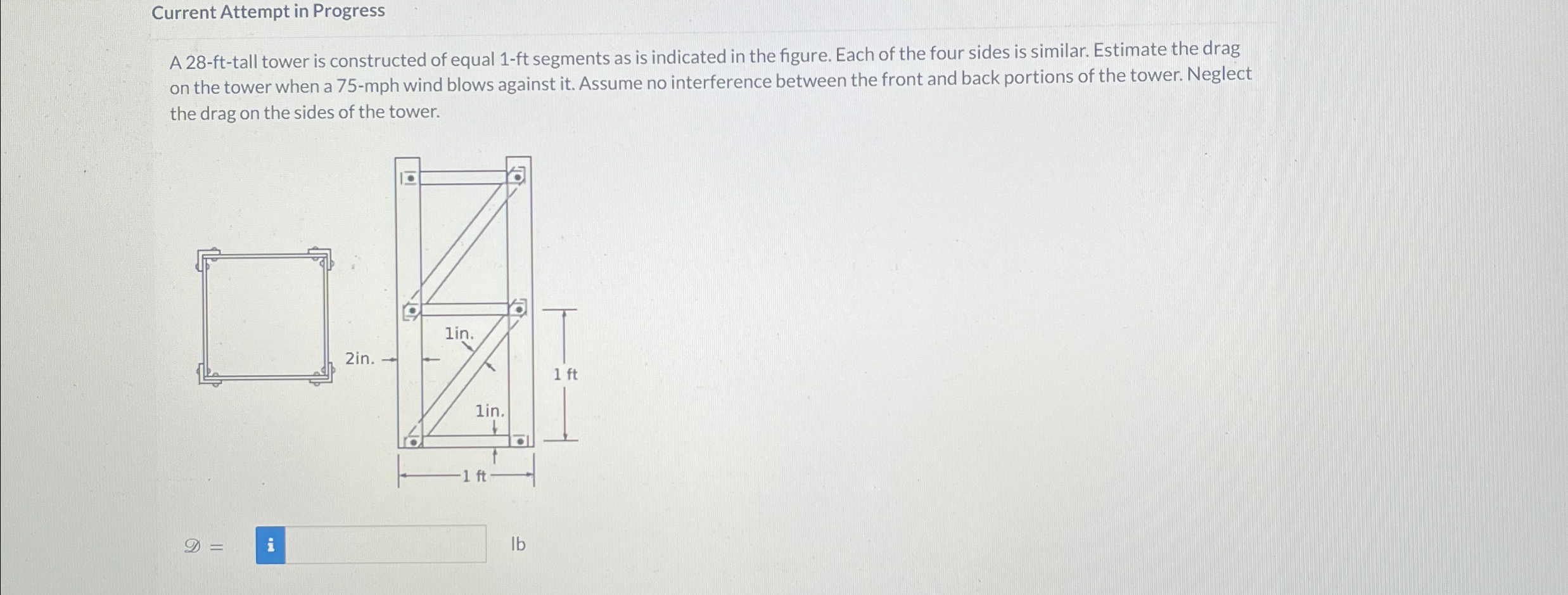 Current Attempt in Progress A 2 8 - ft - tall