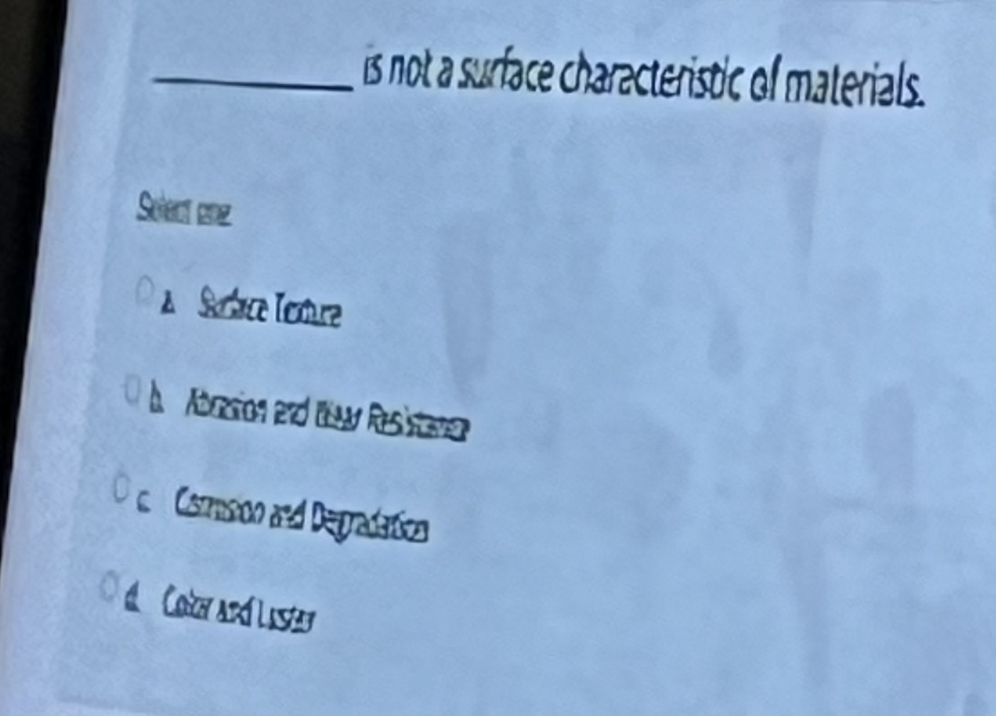 is nota suntasecharacteristic of malerials. s i n
