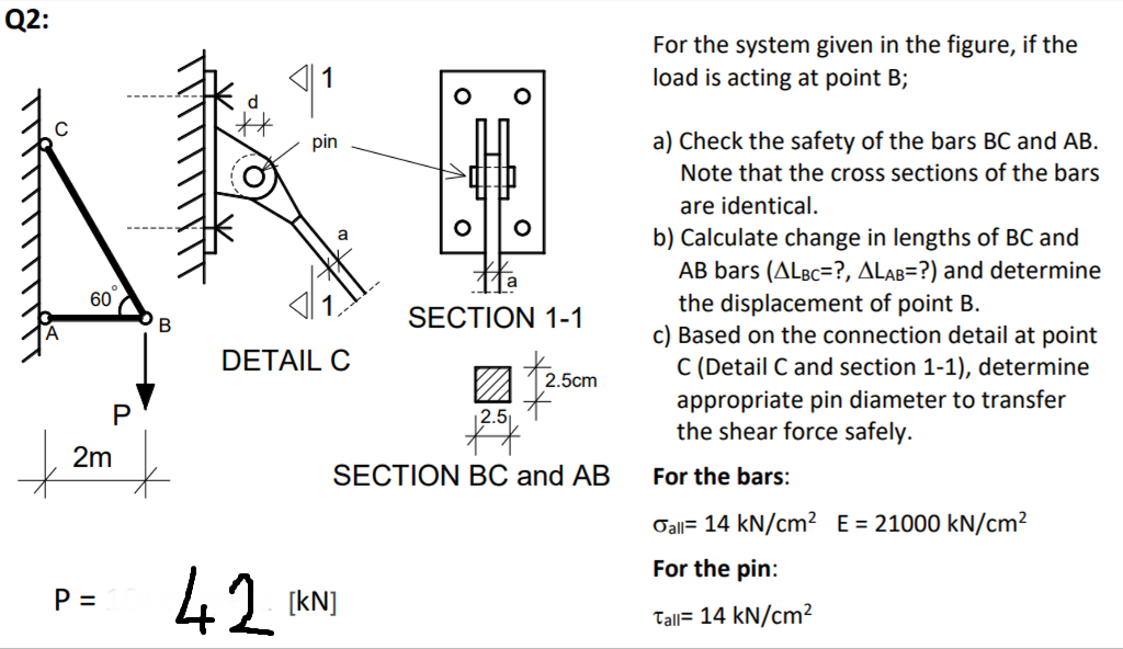 Q 2 : DETAIL C DETAIL C SECTION BC and AB For the