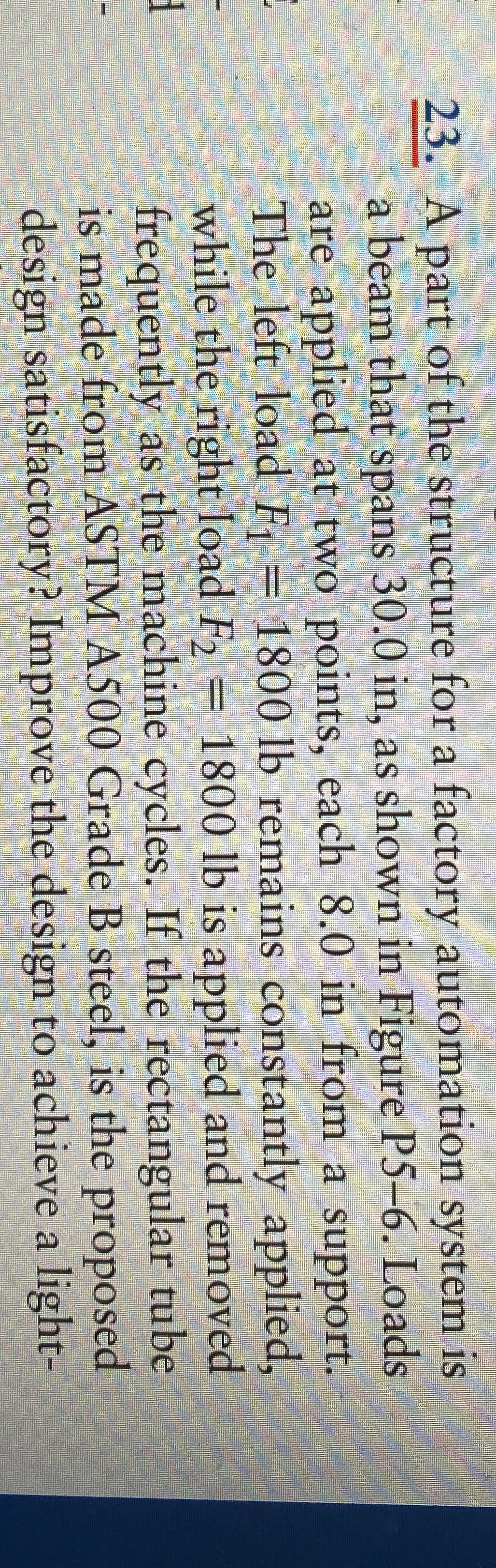 A part of the structure for a factory automation