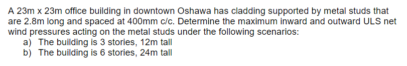 A 2 3 m 2 3 m office building in downtown Oshawa