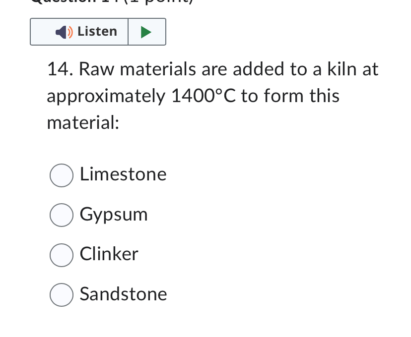 Raw materials are added to a kiln at