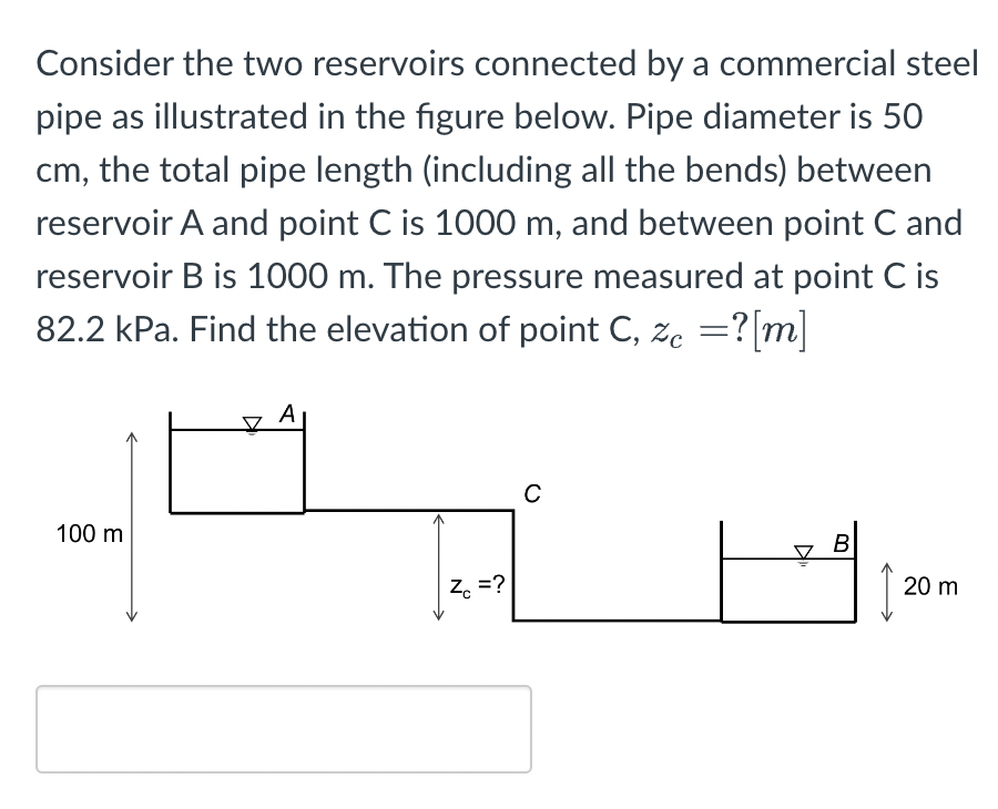 Consider the two reservoirs connected by a