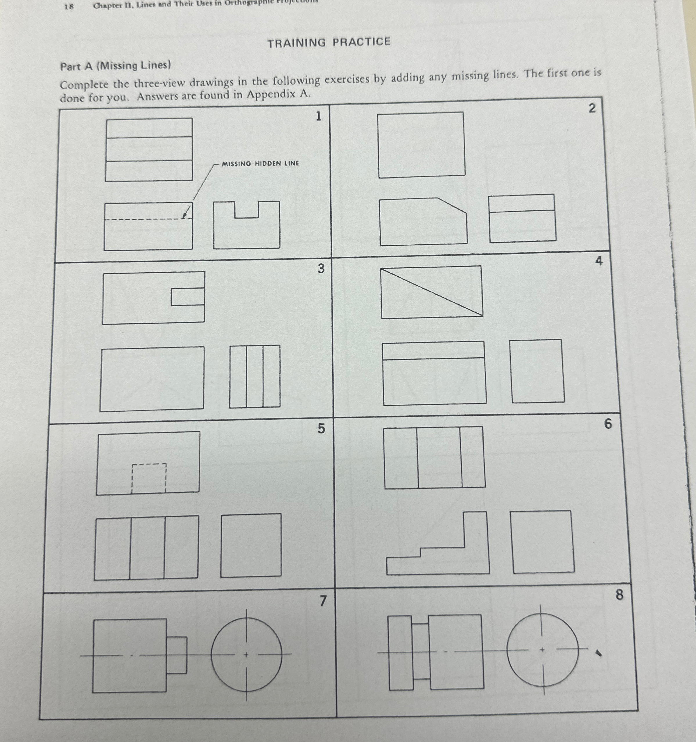 TRAINING PRACTICE Part A ( Missing Lines )