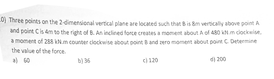 . 0 ) Three points on the 2 - dimensional