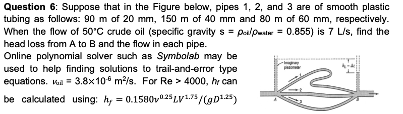 Question 6 : Suppose that in the Figure below,