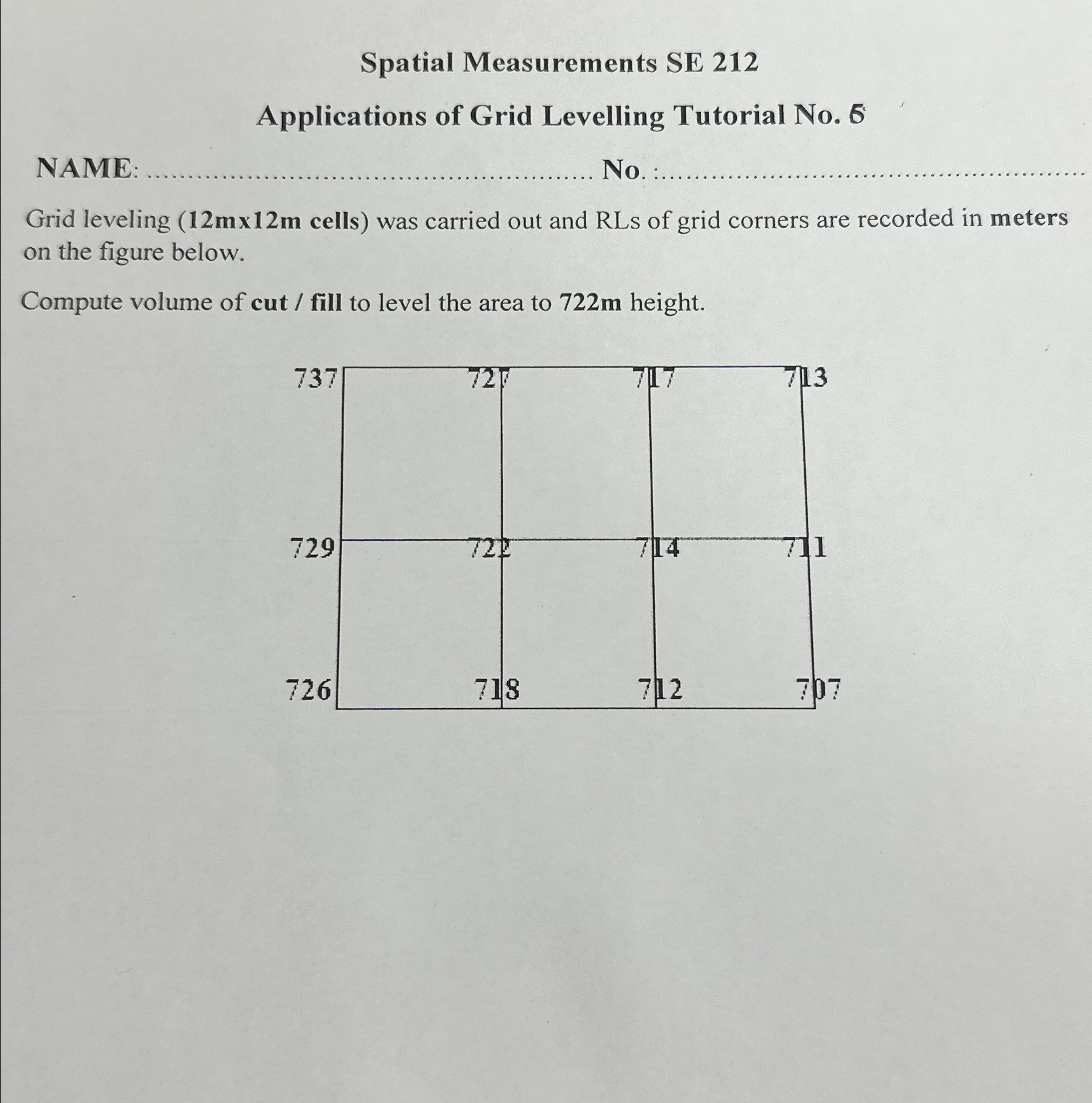 Spatial Measurements SE 2 1 2 Applications of