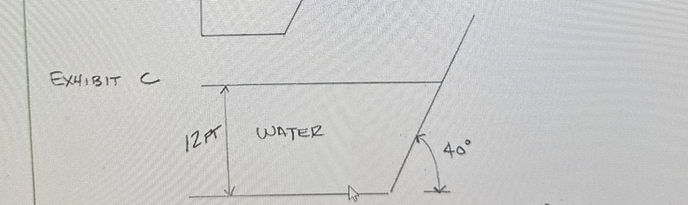 If the wall shown as Exhibit C is 3 5 ft long,