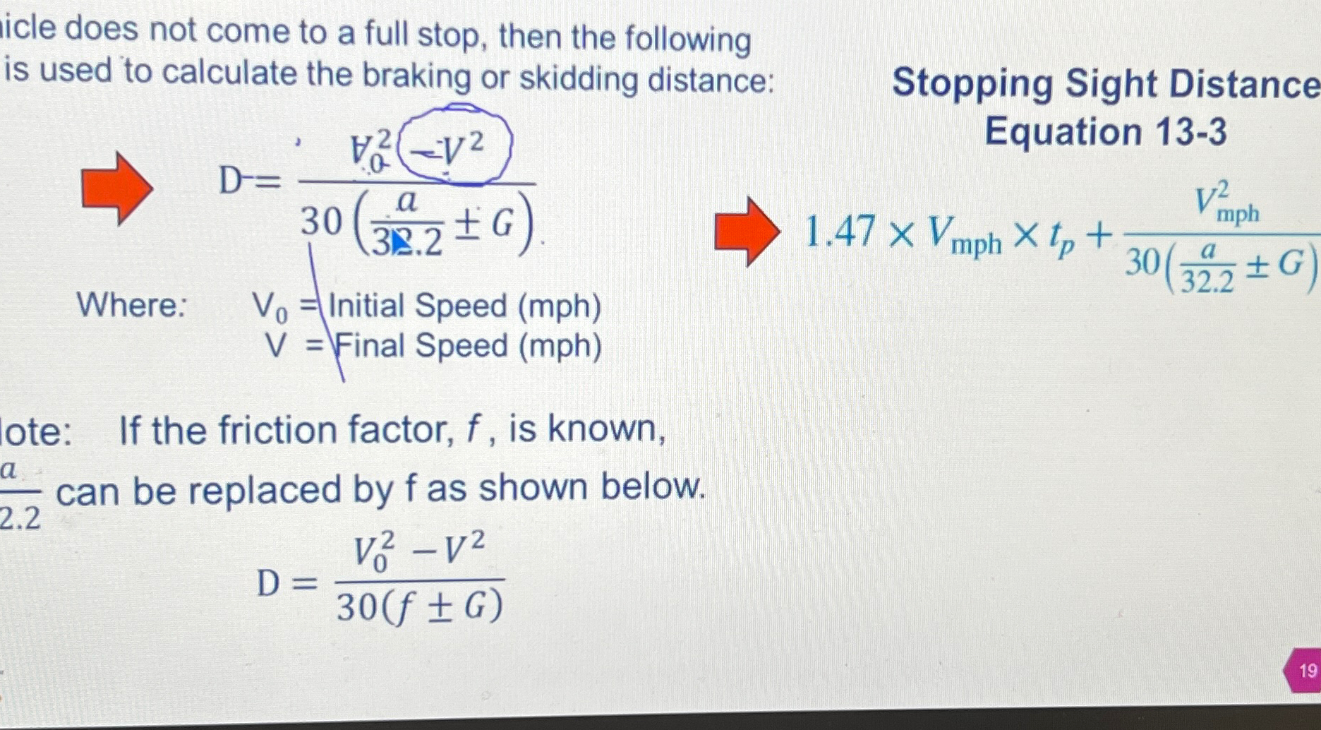 icle does not come to a full stop, then the