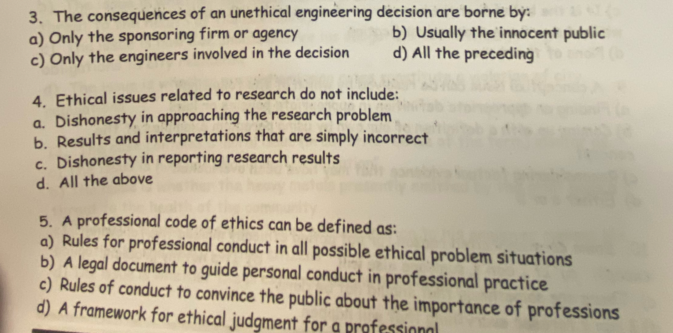 The consequences of an unethical engineering