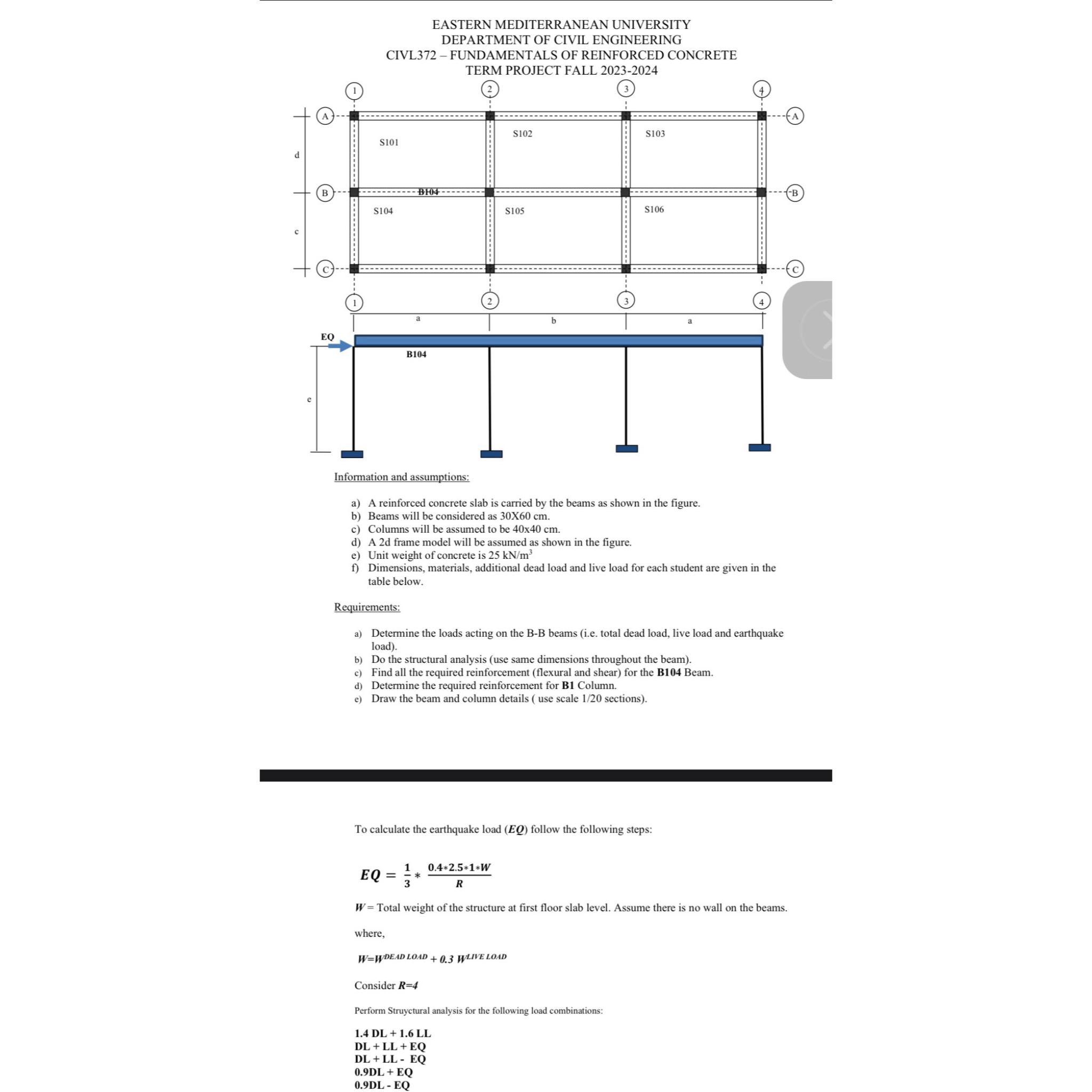 EASTERN MEDITERRANEAN UNIVERSITY DEPARTMENT OF