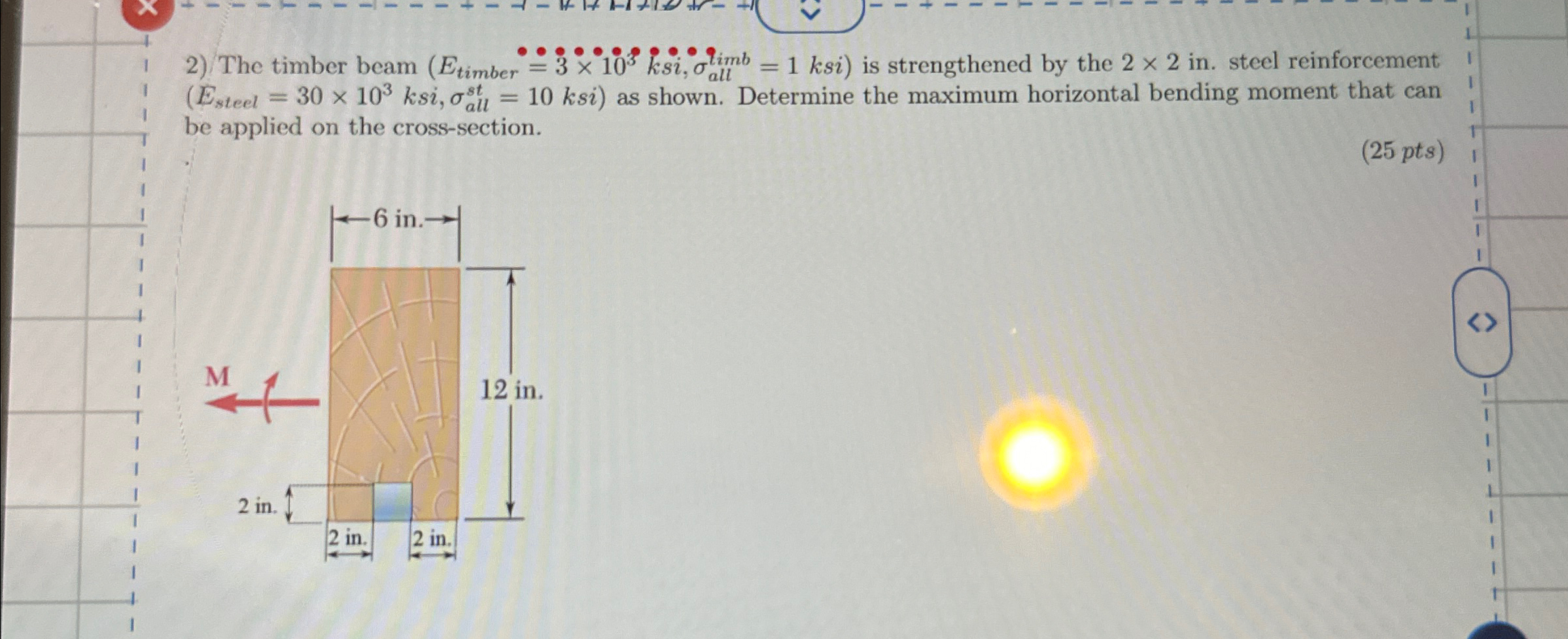 ) = 3 0 1 0 3 ksi, a l l s t = ( 1 0 ksi as