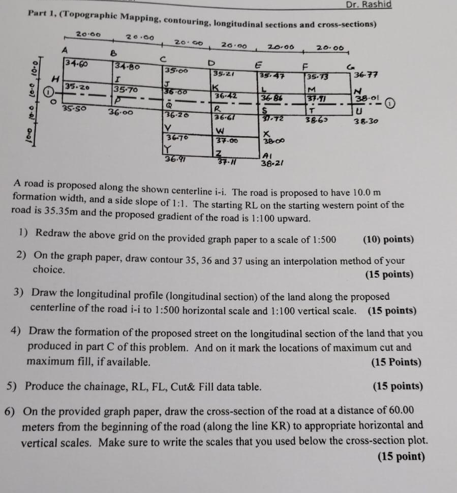Dr . Rashid Part 1 , ( Topographic Mapping,