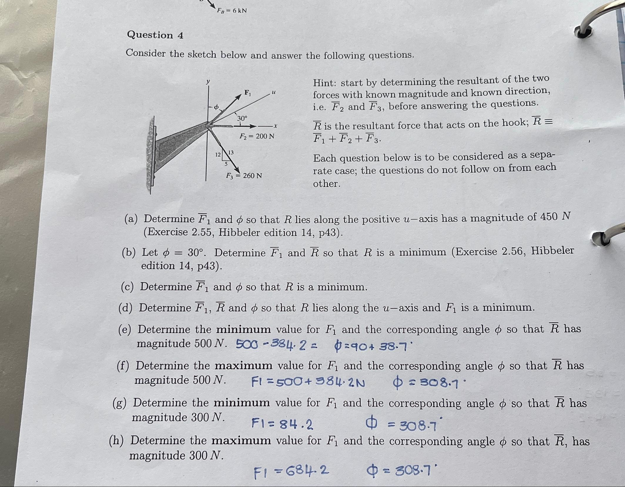 Question 4 Consider the sketch below and answer