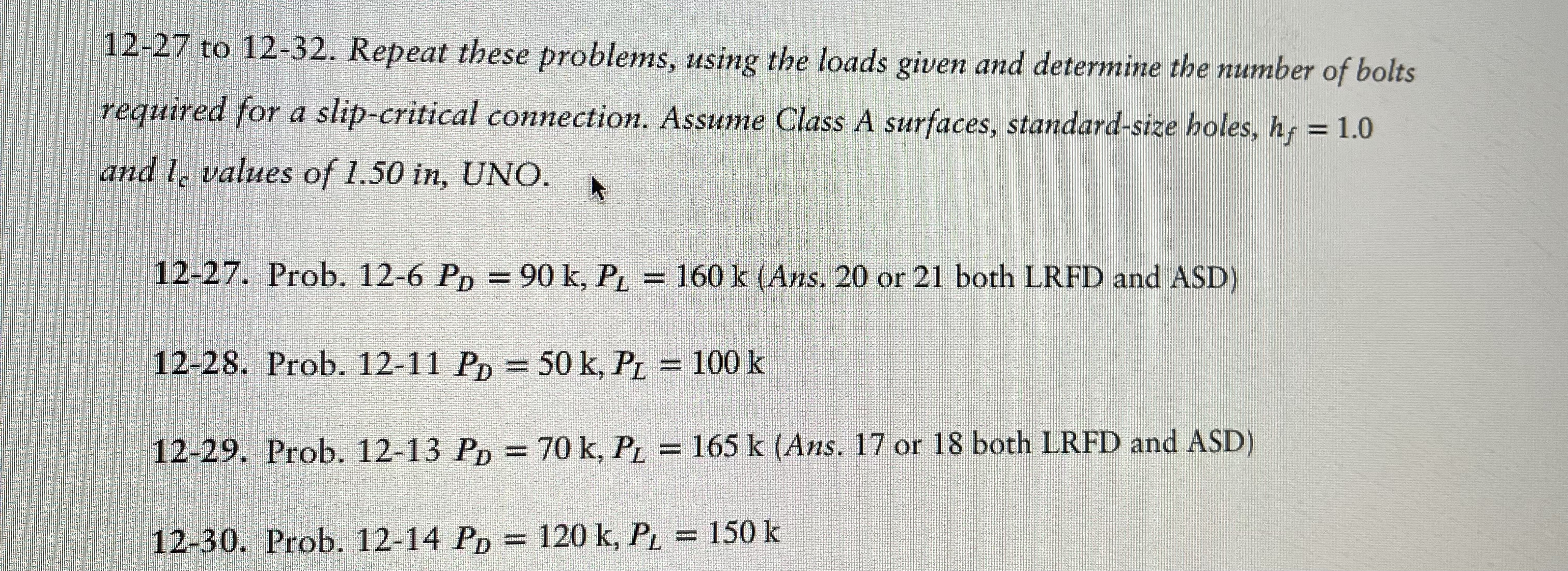 1 2 - 2 7 to 1 2 - 3 2 . Repeat these problems,
