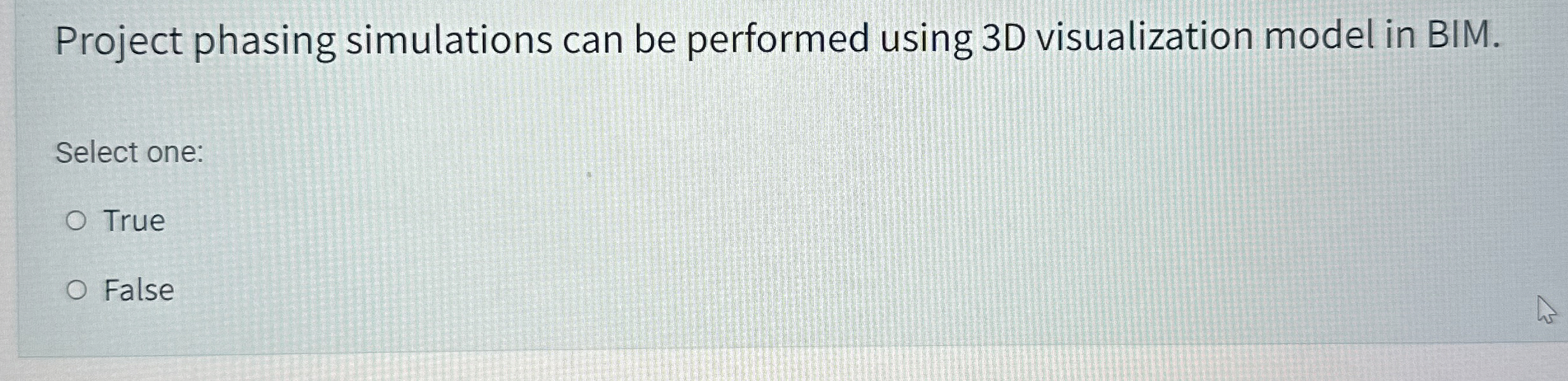 Project phasing simulations can be performed