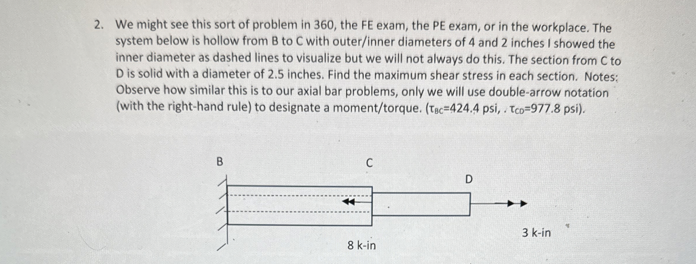 We might see this sort of problem in 3 6 0 , the