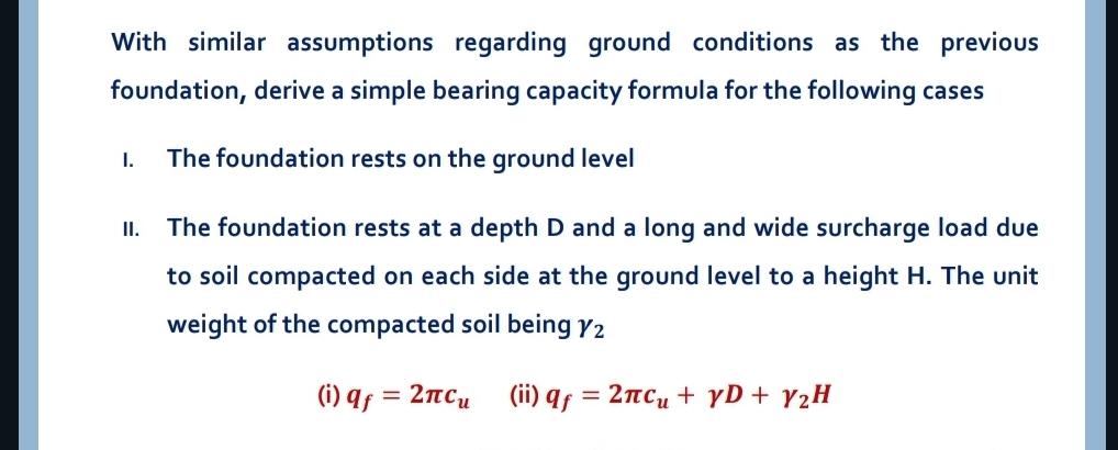With similar assumptions regarding ground