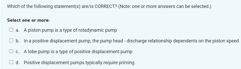 Which of the following statement ( s ) are / is
