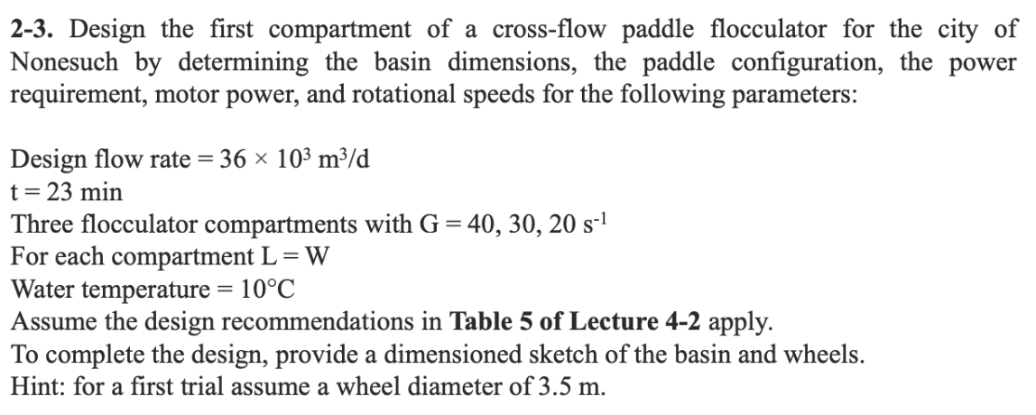 2 - 3 . Design the first compartment of a cross -