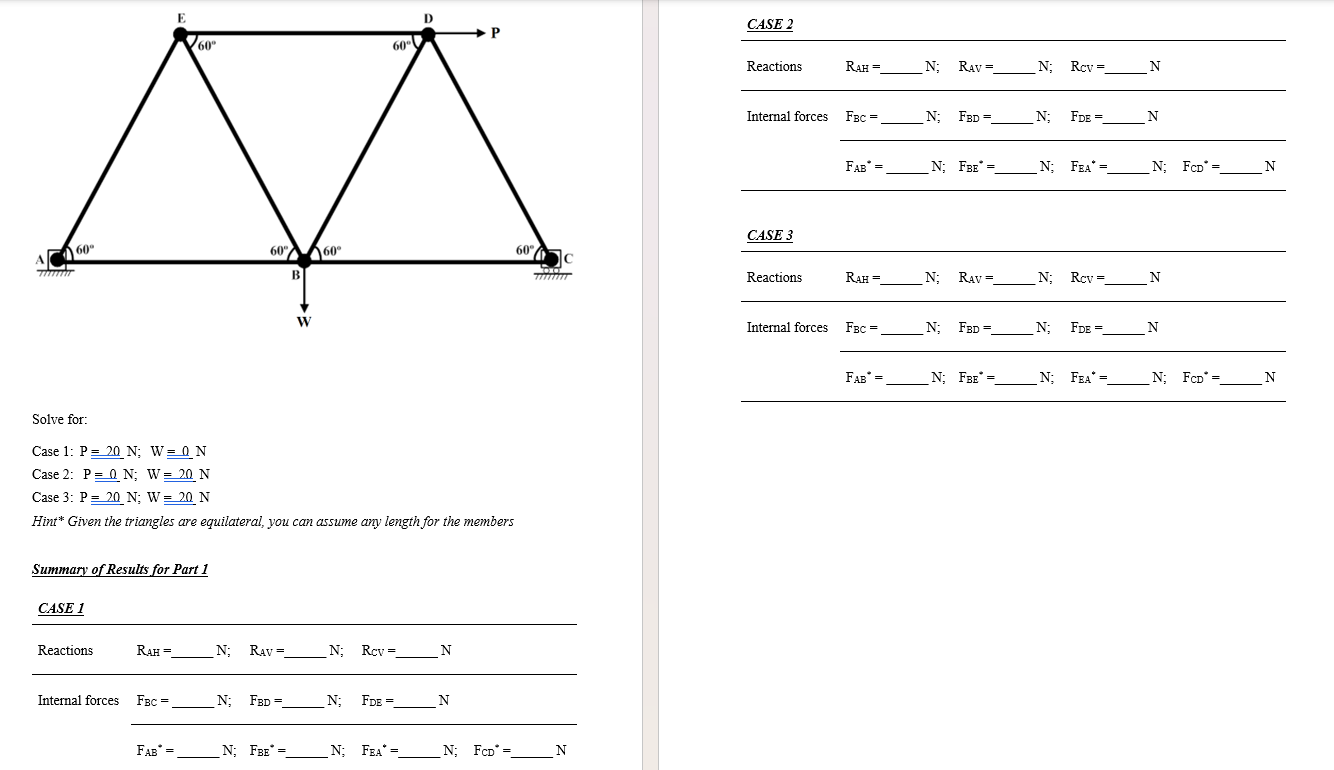truss bridge analysis PART 1 : Calculation of