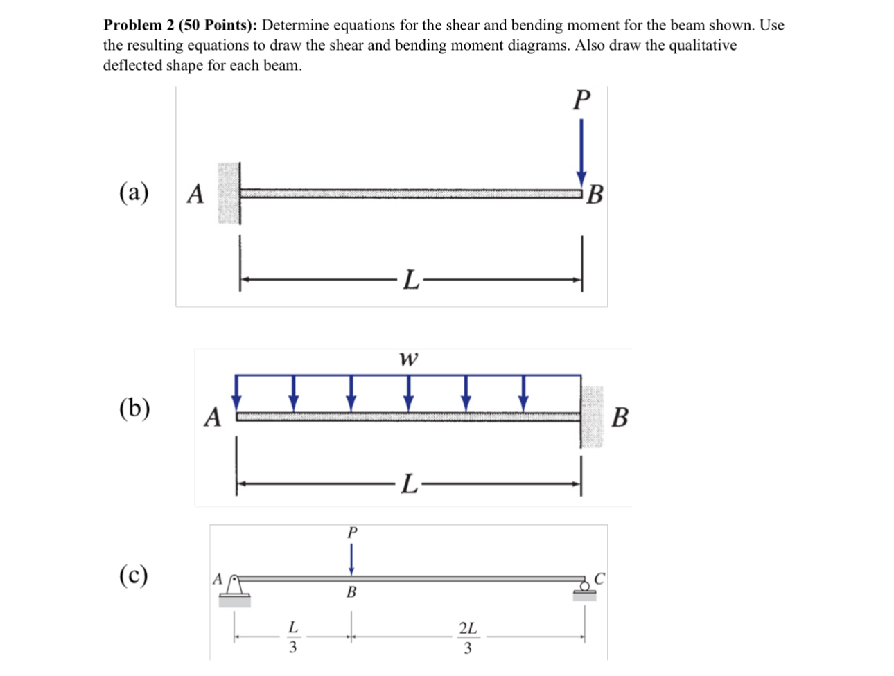 Problem 2 ( 5 0 Points ) : Determine equations