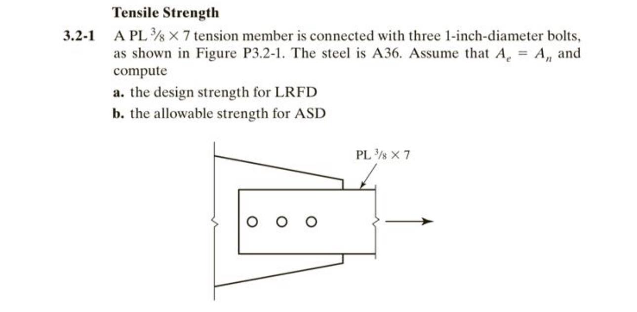 Tensile Strength 3 . 2 - 1 A PL 3 8 7 tension