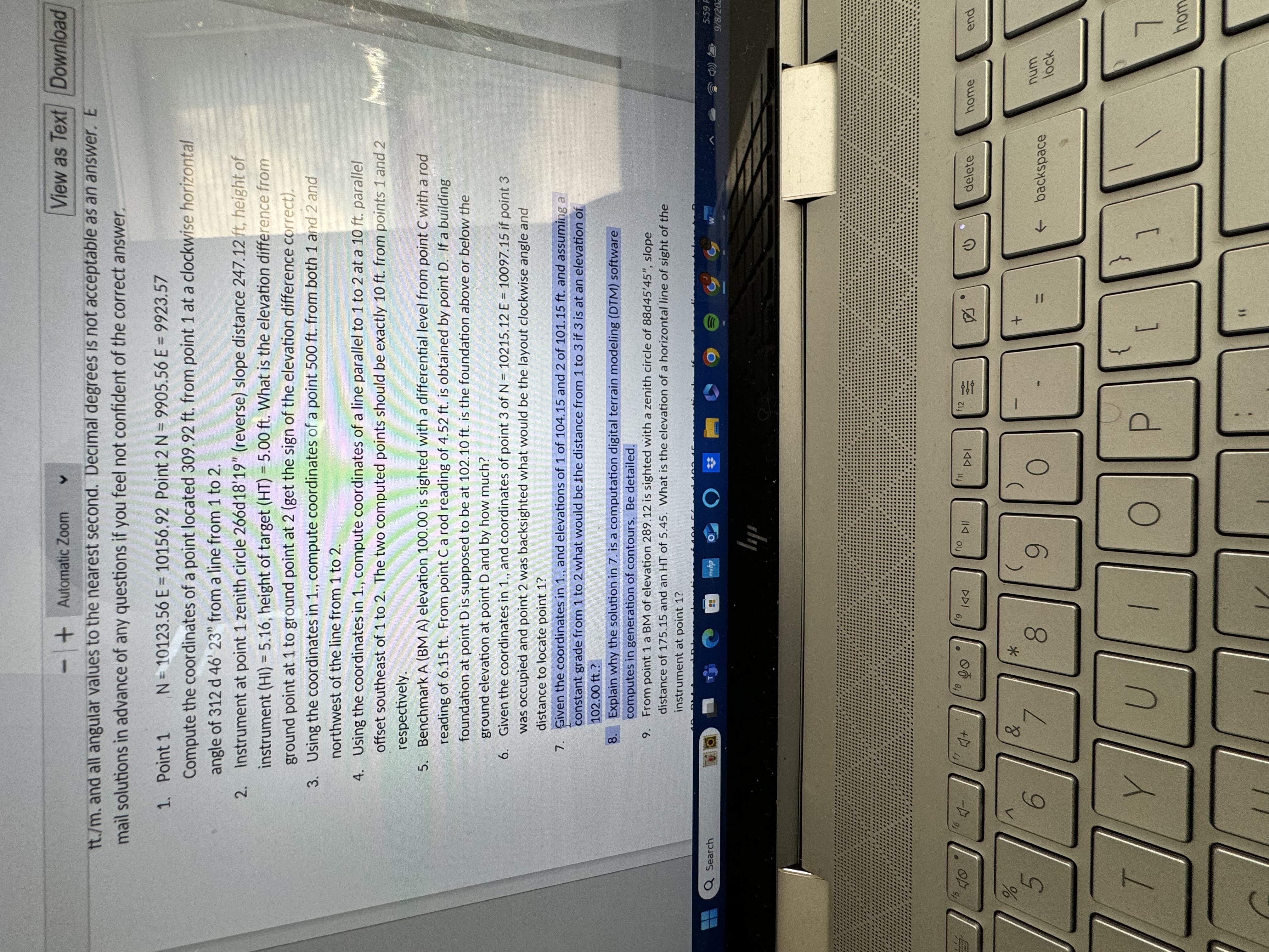 Needing help with the highlighted text. They are