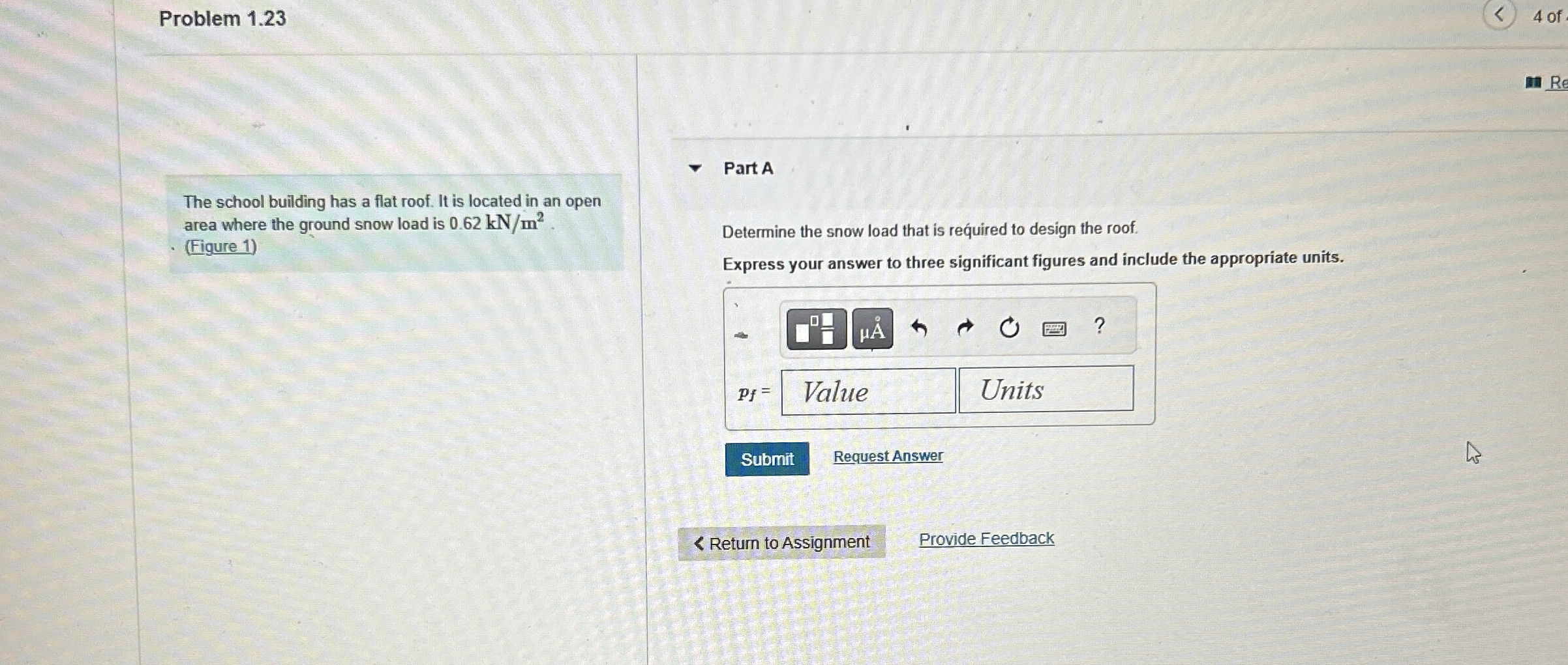 Problem 1 . 2 3 The school building has a flat