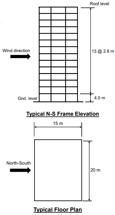 A 1 4 - storey office building is being assessed