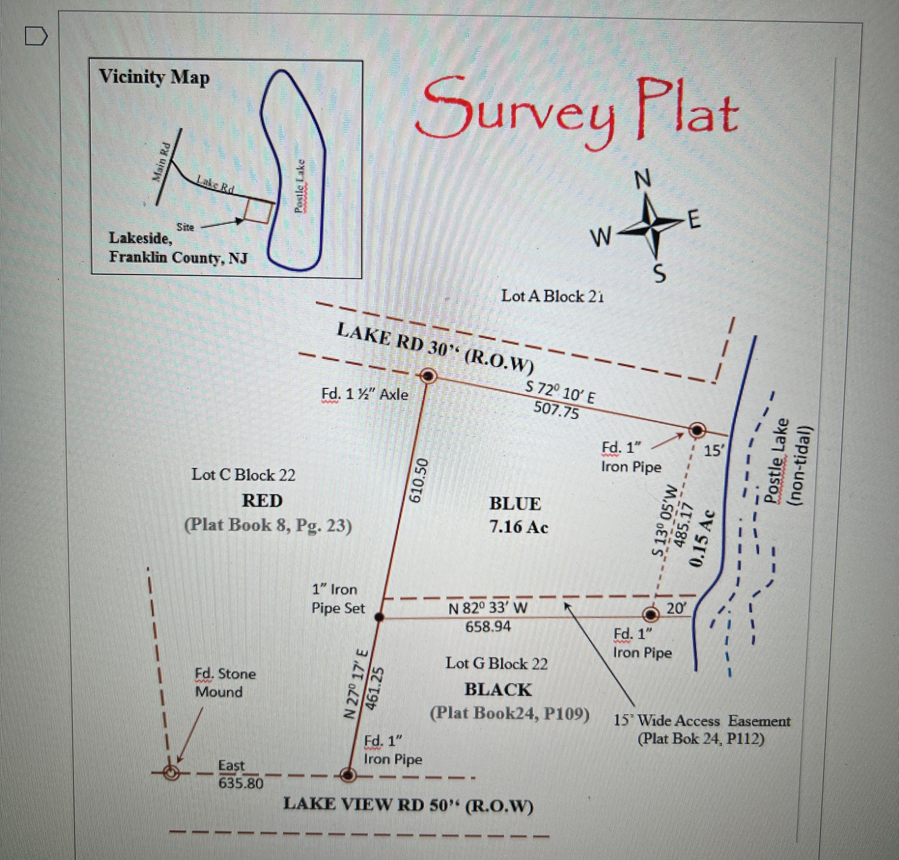 Assume a clockwise legal description starting at