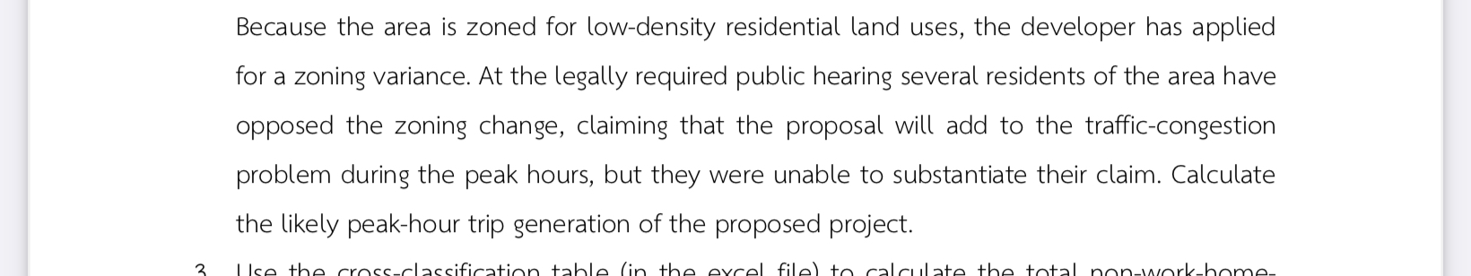 Because the area is zoned for low - density