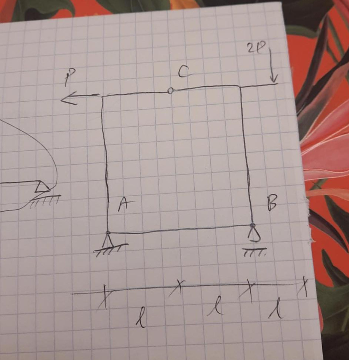 Solve this statics problem. Calculate the