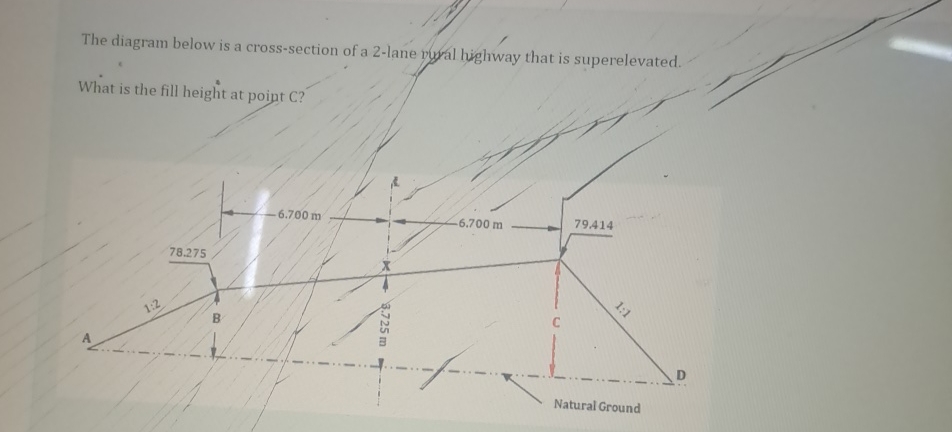 The diagram below is a cross - section of a 2 -