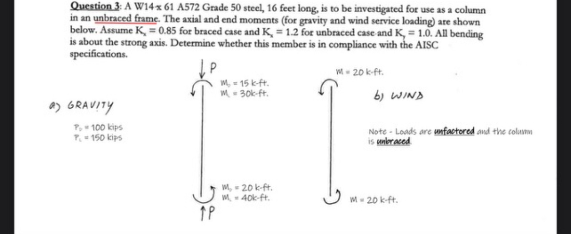 Question 3 : A W 1 4 x 6 1 A 5 7 2 Grade 5 0