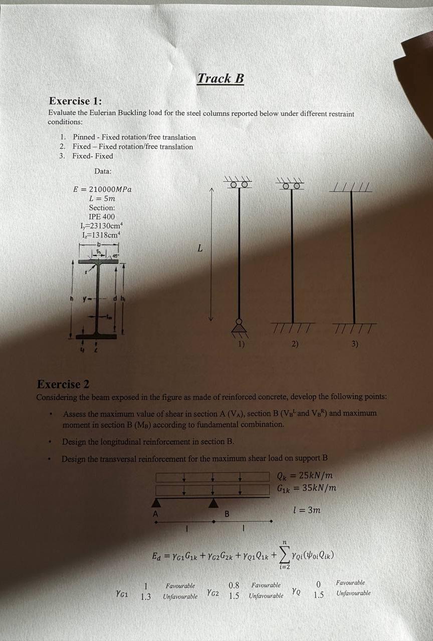 Track B ? ( ) Exercise 1 : Evaluate the Eulerian