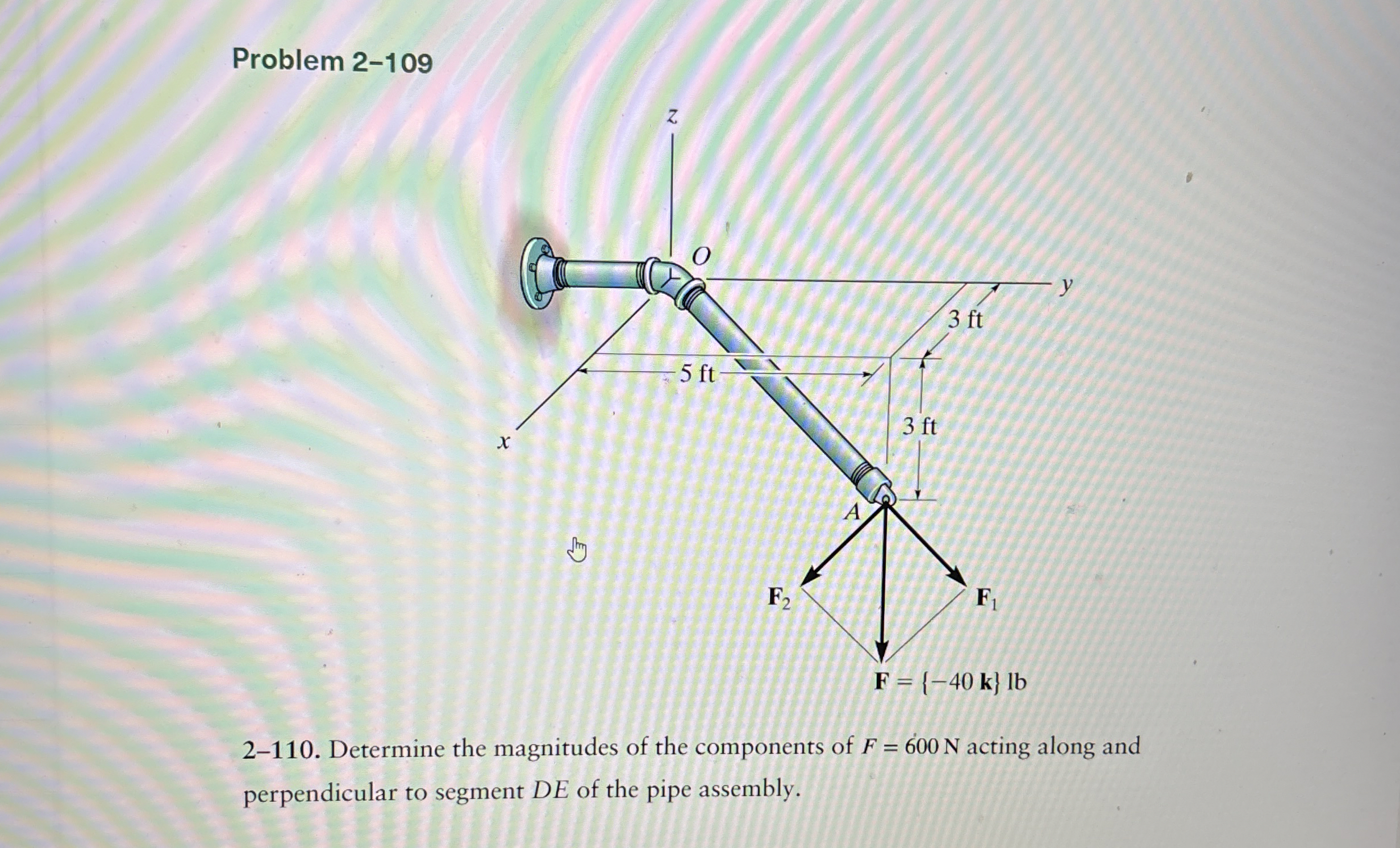 Problem 2 - 1 0 9 7 2 - 1 1 0 . Determine the