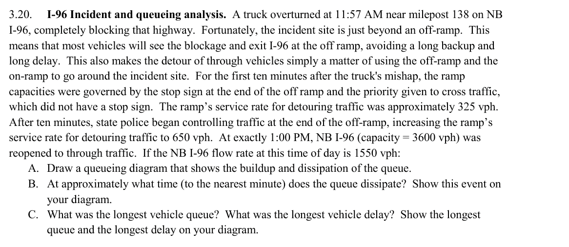 3 . 2 0 . I - 9 6 Incident and queueing analysis.