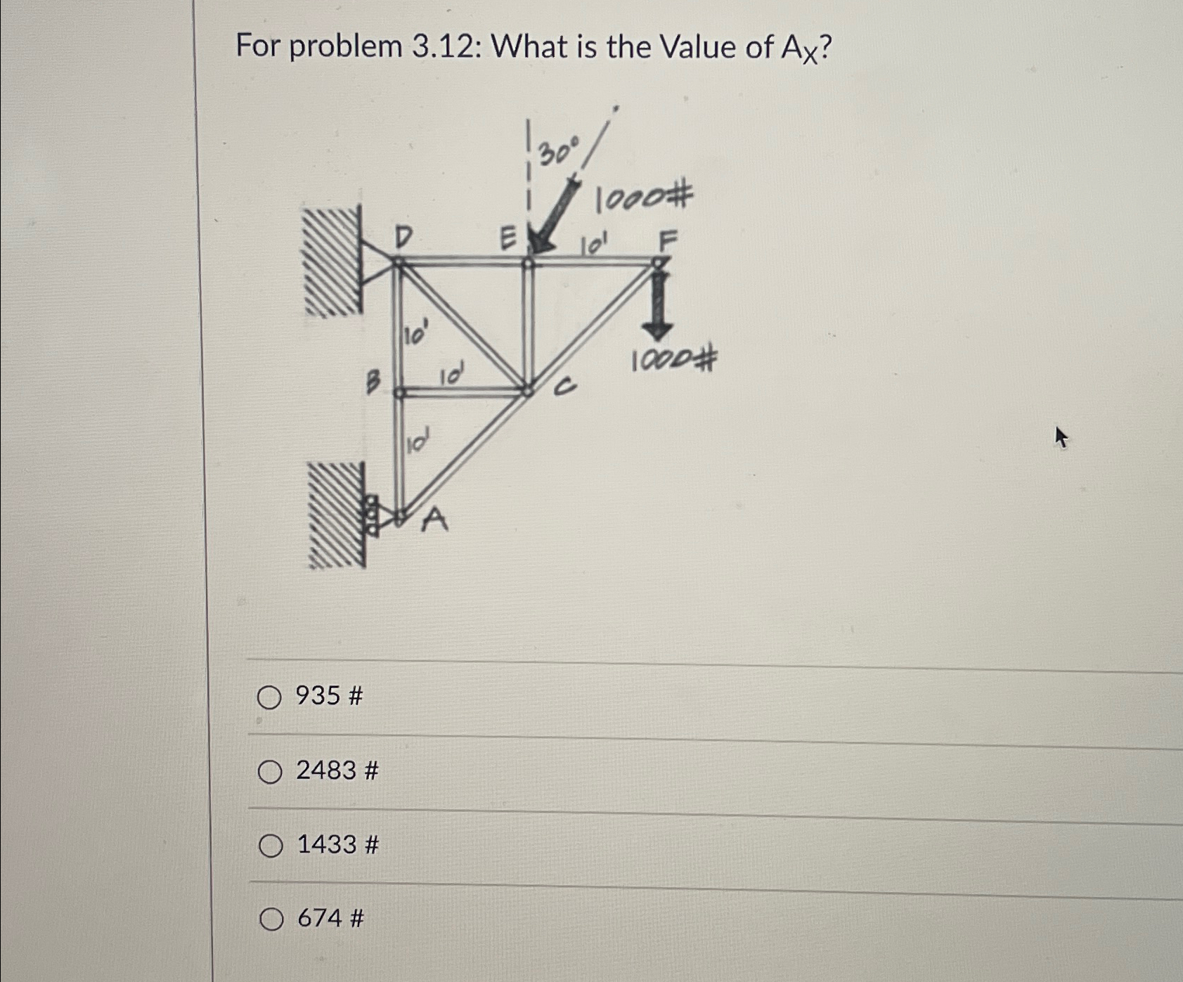 For problem 3 . 1 2 : What is the Value of A x ?