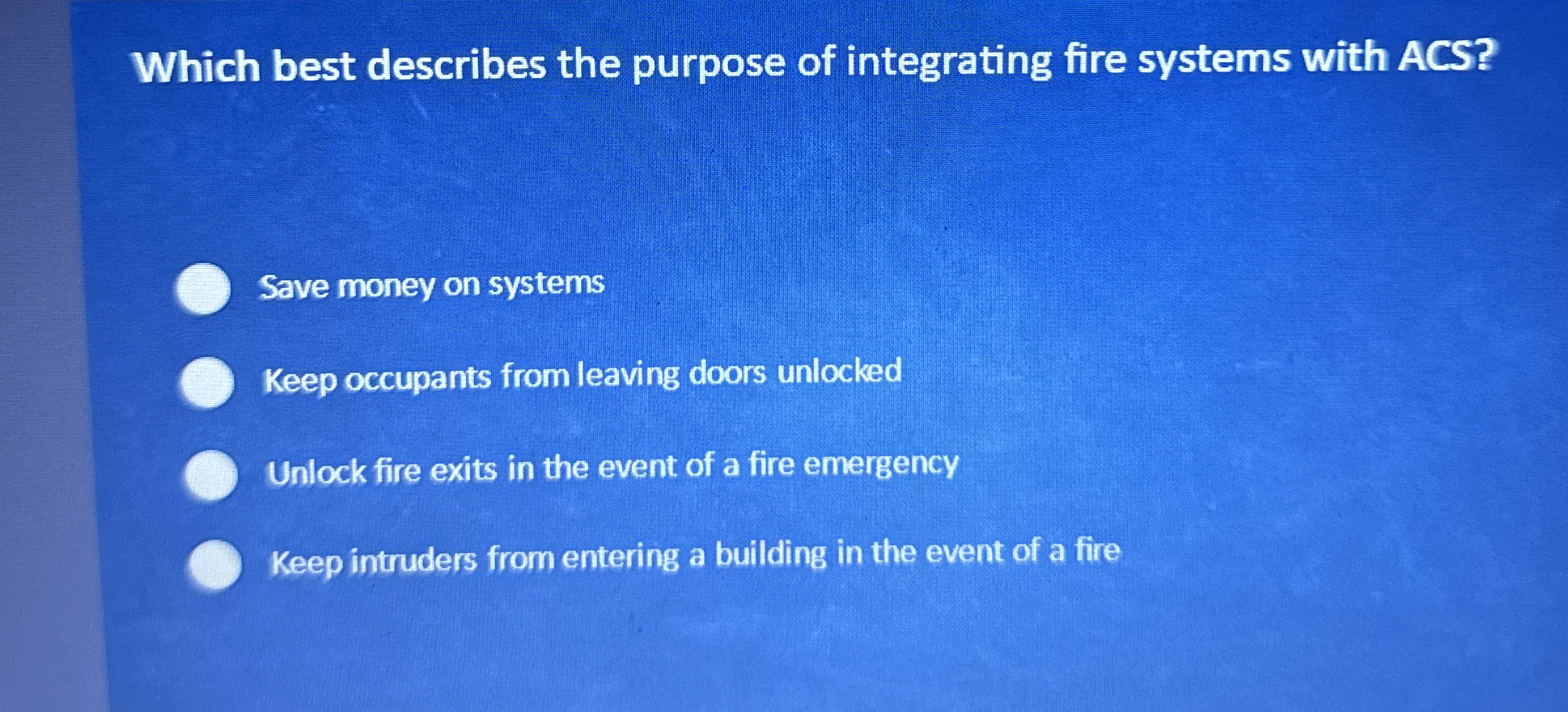 Which best describes the purpose of integrating