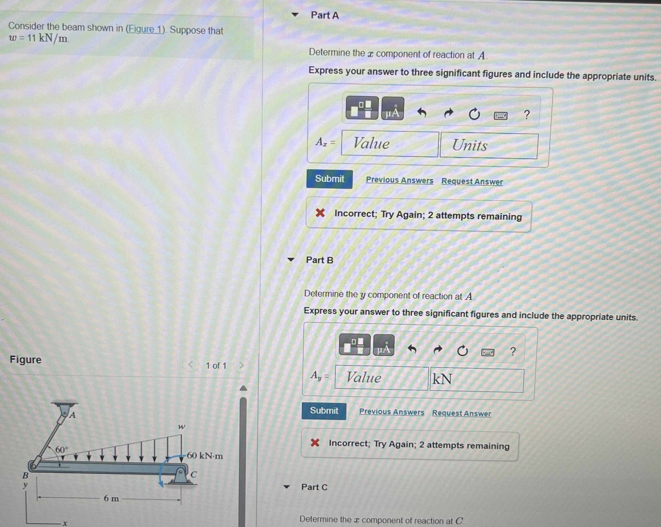 Consider the beam shown in ( Figure 1 ) . Suppose