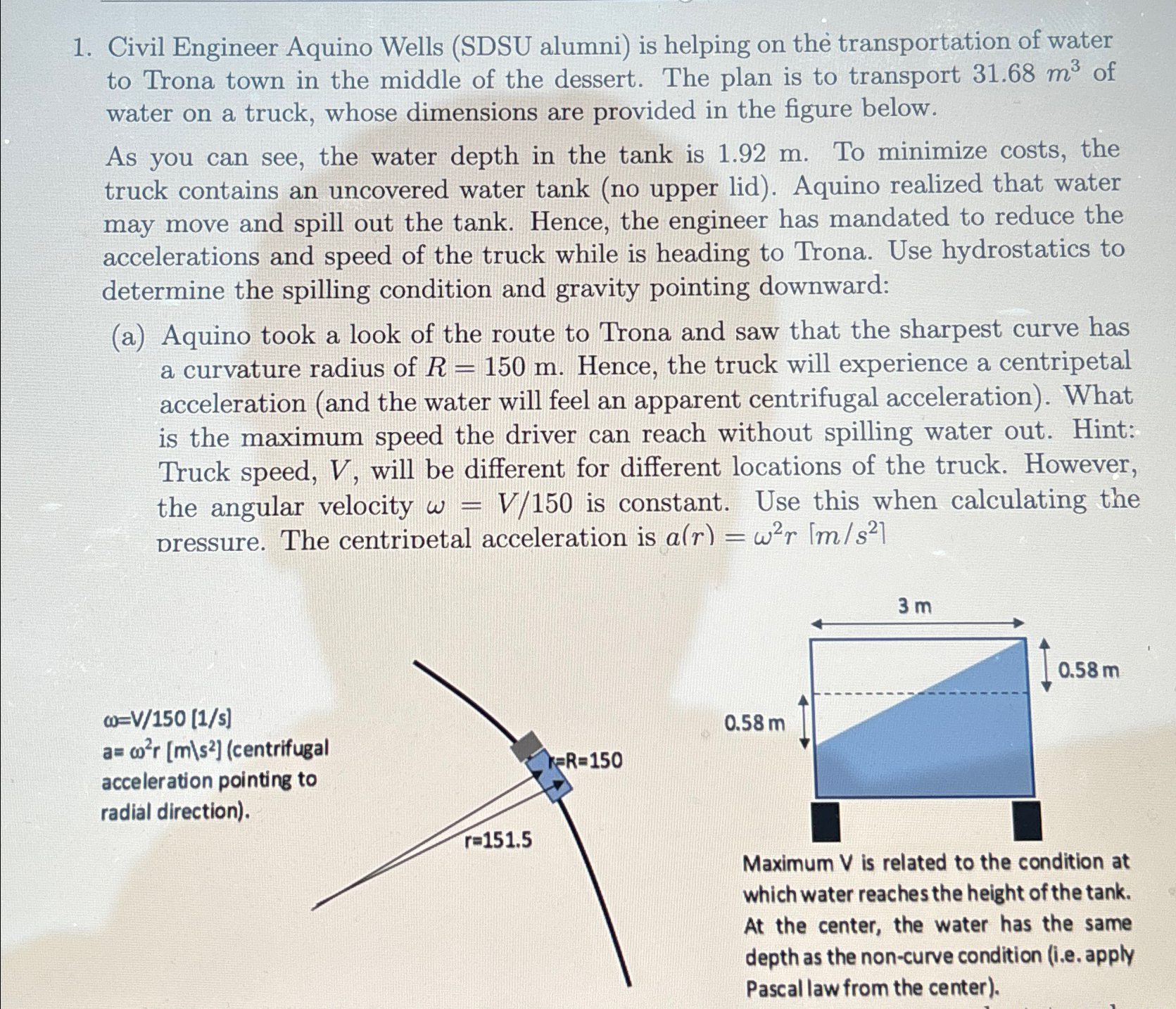 Civil Engineer Aquino Wells is helping on the