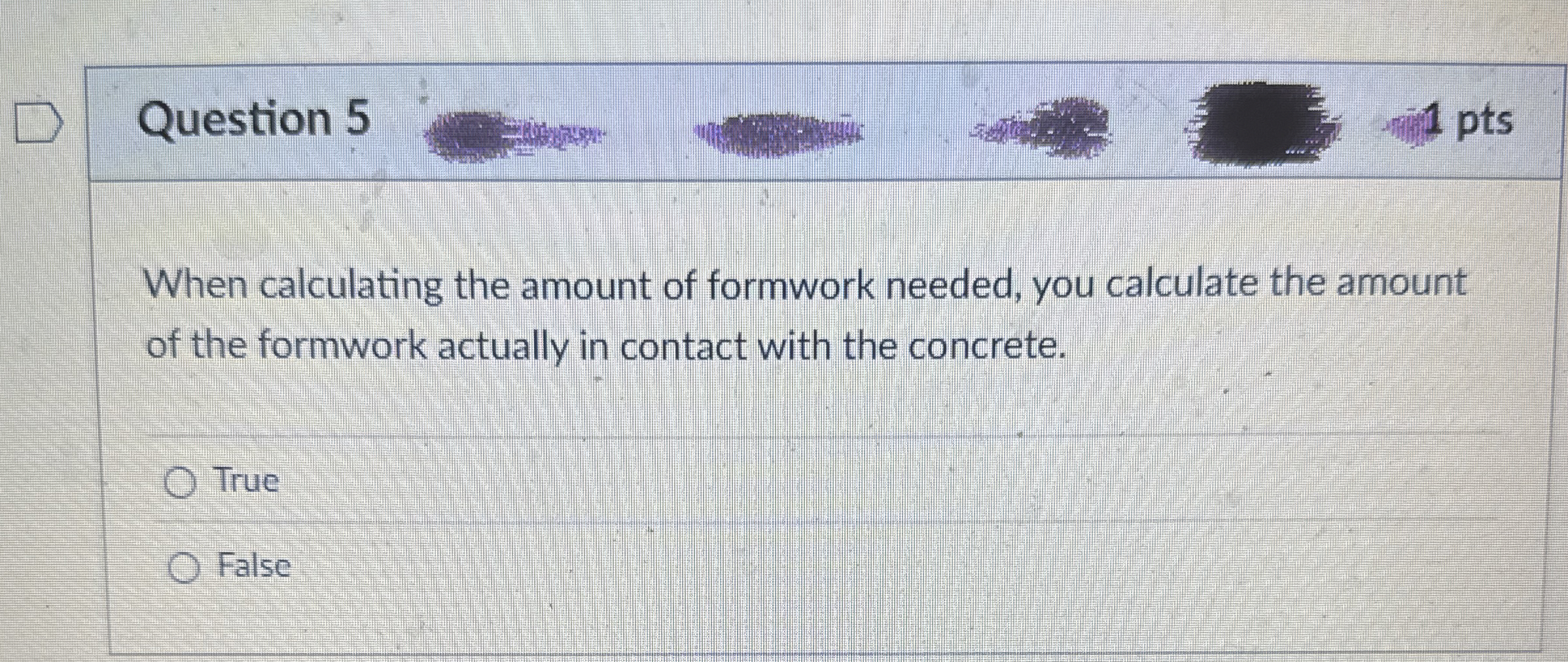 Question 5 minthe pts When calculating the amount